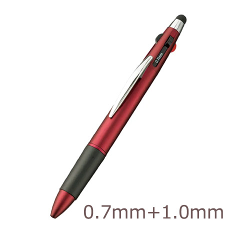 タッチペン付3色＋1色スリムペン 縮小画像1