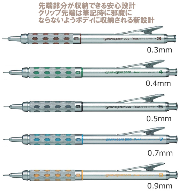 グラフギア1000　製図用シャープペン 縮小画像2